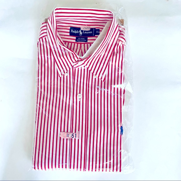 Ralph Lauren Other - Vintage Ralph Lauren Blaire Cotton Striped Button Down Shirt Extra Large XL